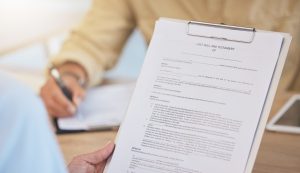 Estate Planning Lawyer With Client